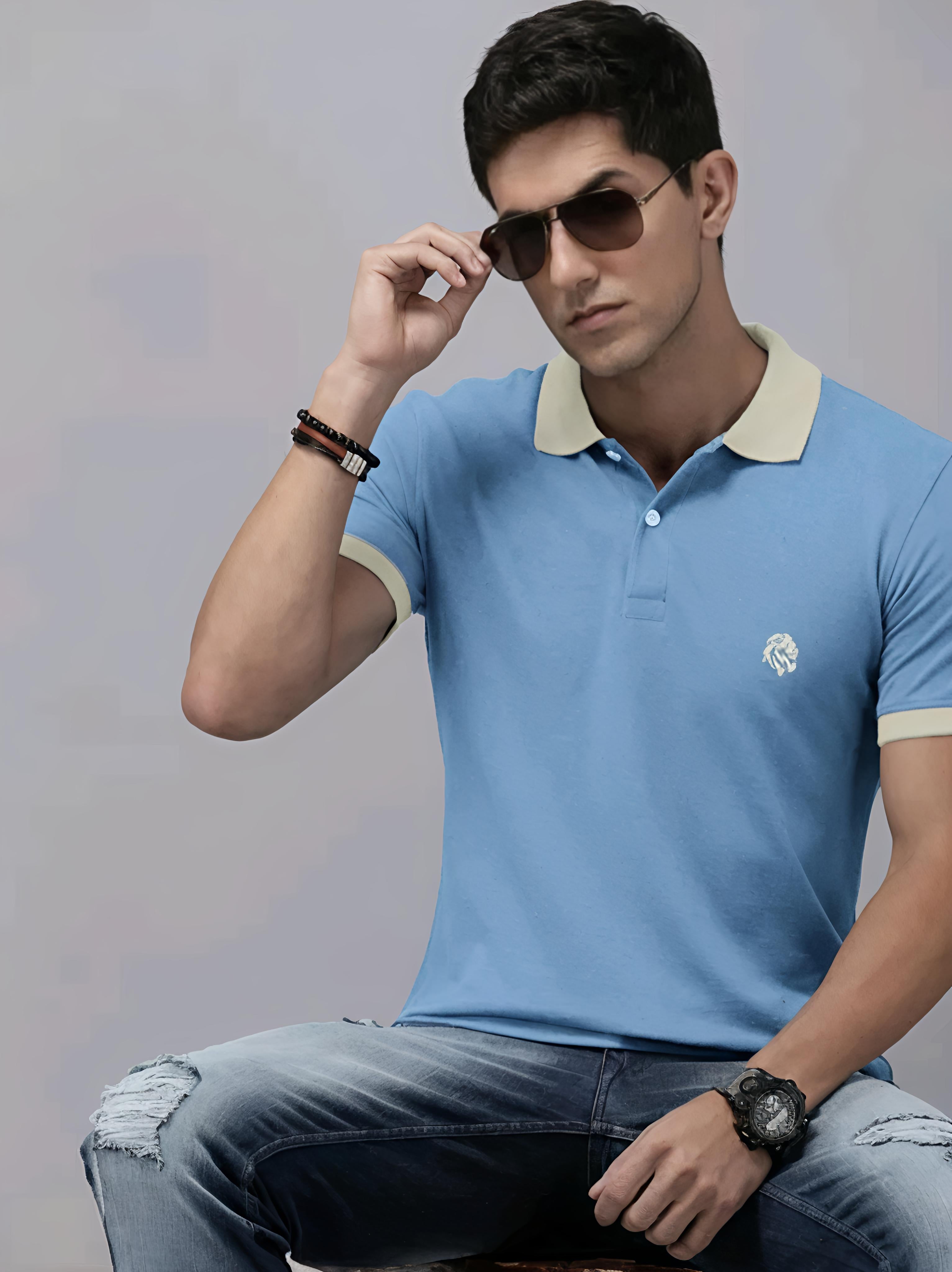 LEOTUDE Men’s Polo T-Shirt – Everyday Style, Effortless Comfort
